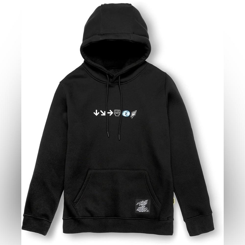 NEW- Twitch vs Street Fighter Hoodie COLOR: Black  SIZE: XS - Unisex